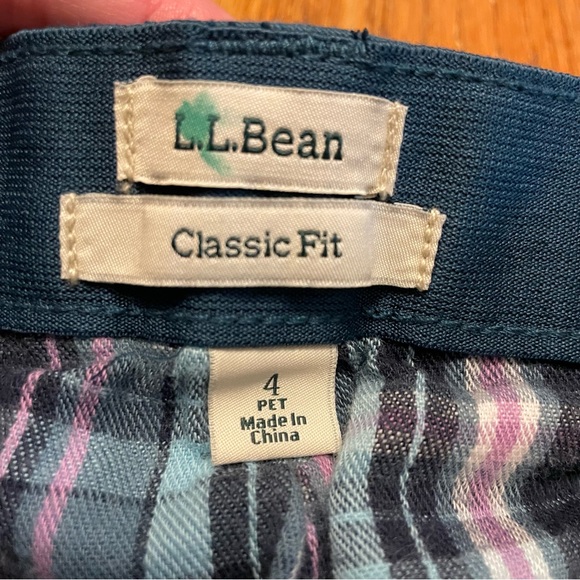 LL Bean Lined Trousers, Teal - Picture 4 of 7